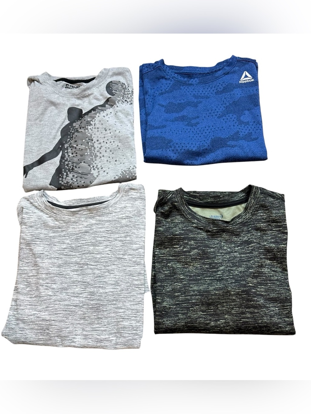 Lot of Four Boys Short Sleeve T-Shirts All Size 10-12 Mixed Brands